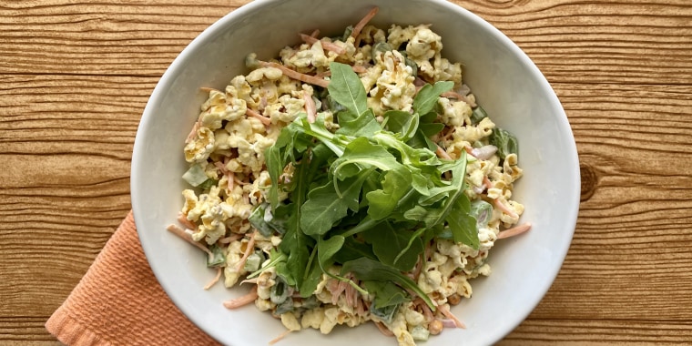 We tried Molly Yeh's now-viral popcorn salad -- here's our honest review