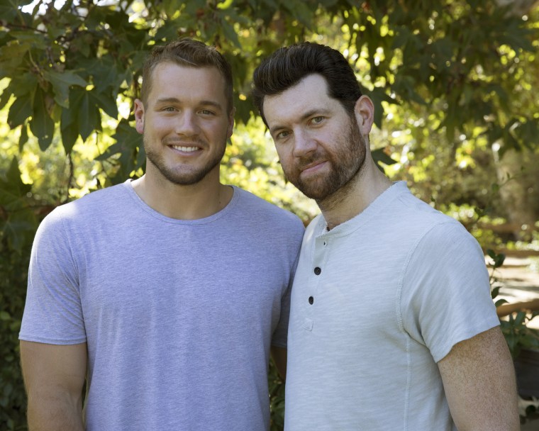 Colton Underwood and Billy Eichner on "The Bachelor"