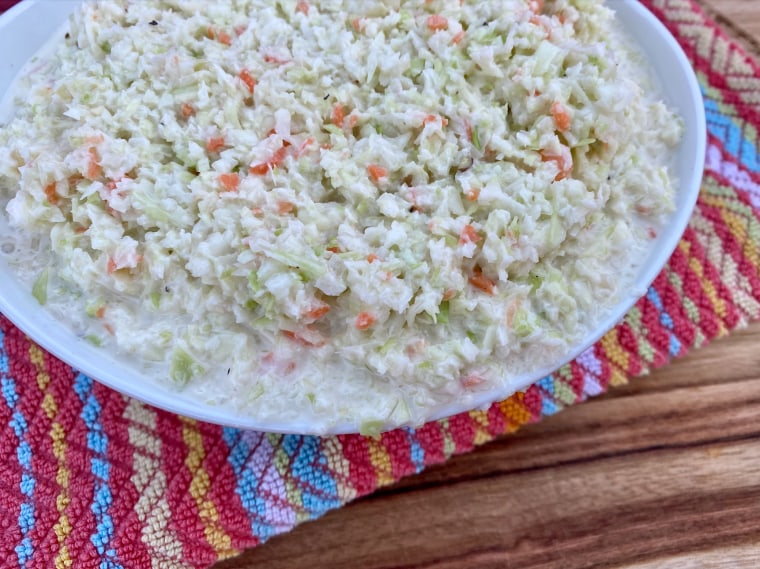 Our attempt at KFC coleslaw was a dead ringer for the original … and simple to make!