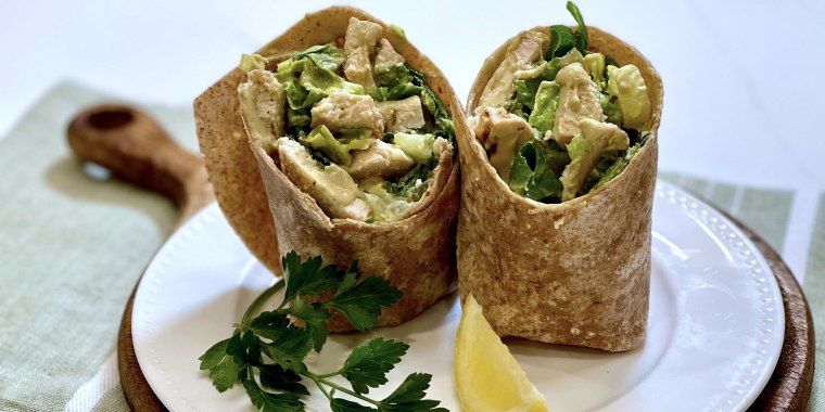 Joy Bauer keeps lunch light with 2 Caesar wrap recipes