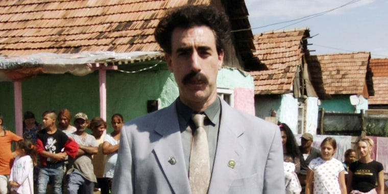 Sacha Baron Cohen as Borat, 2020 in Borat Subsequent Moviefilm.