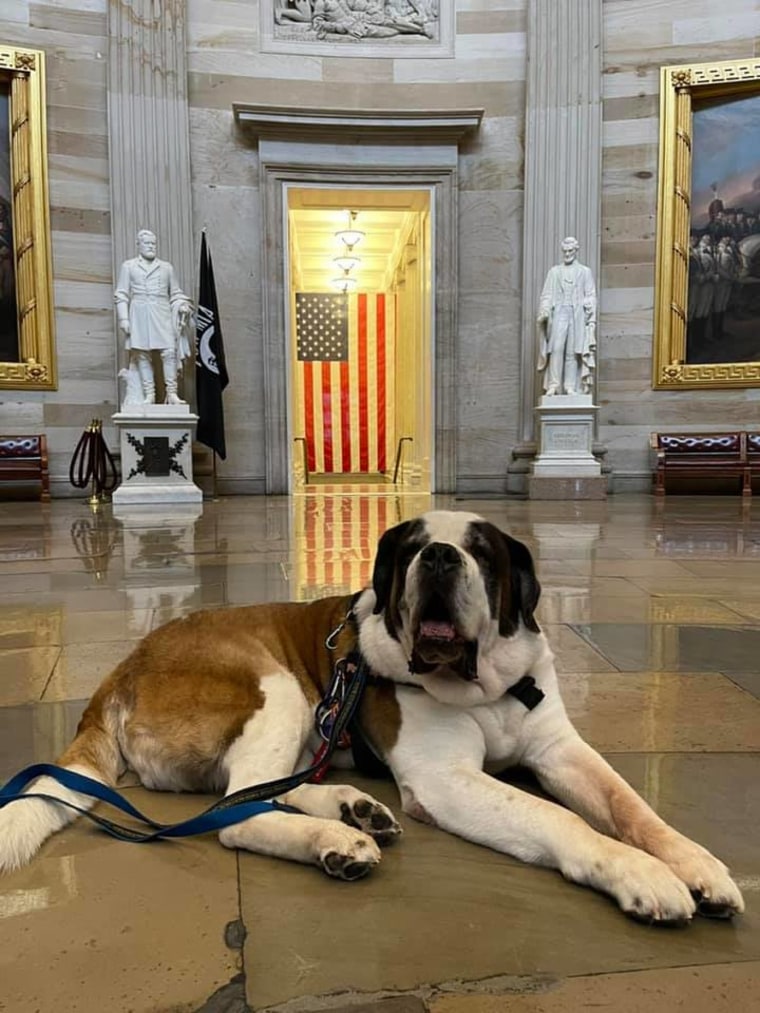 Officer Clarence inside the U.S. Capitol