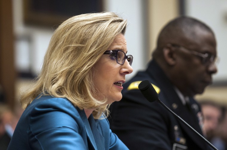 Image: Christine Wormuth testifies during a hearing on Capitol Hill on March 3, 2015.