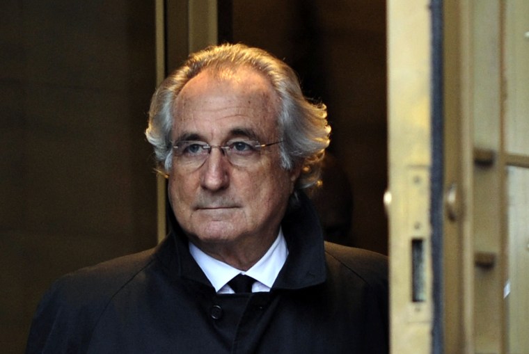 Image: Bernie Madoff leaves federal court in New York in 2009