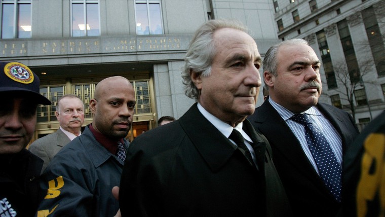 Image: Bernard Madoff, the financier who ran the largest Ponzi scheme in history, has died of natural causes in federal prison.
