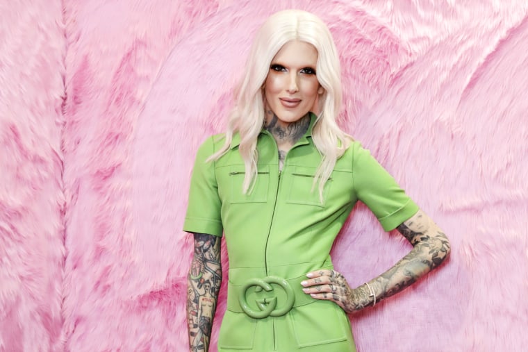 Singer and Make up Artist Jeffree Star poses for photos at Cosmoprof on March 17, 2018 in Bologna, Italy.