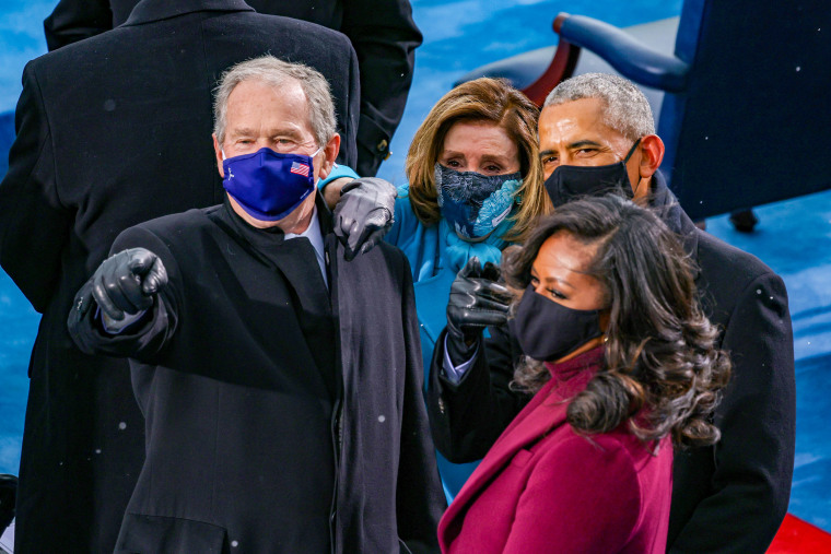 George W. Bush, Michelle Obama at President Joe Biden's inauguration