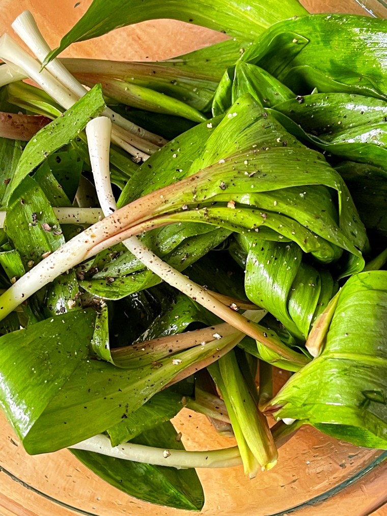 Part of the allium family, ramps can be used from bulb to leaf.