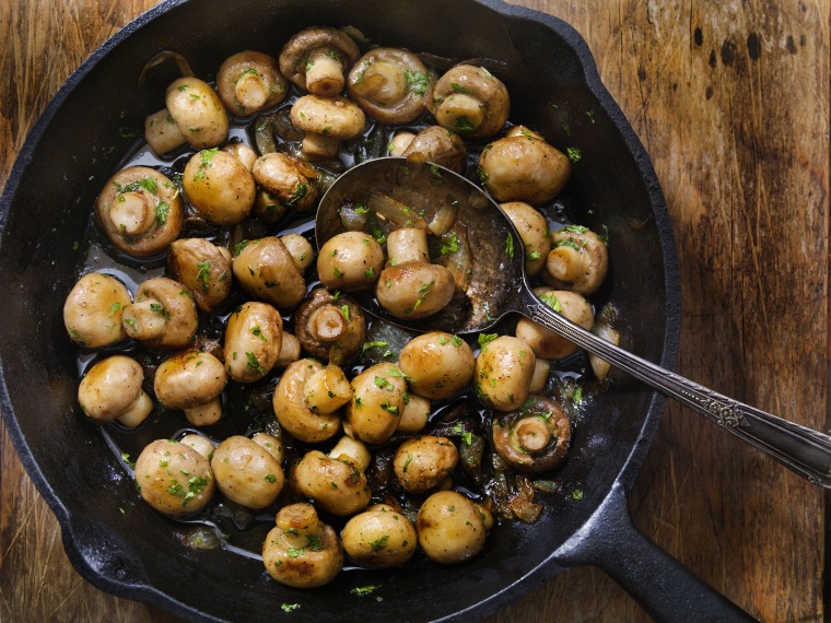 One of the best (and easiest) ways to cook mushrooms is just a simple sauté in butter and oil.