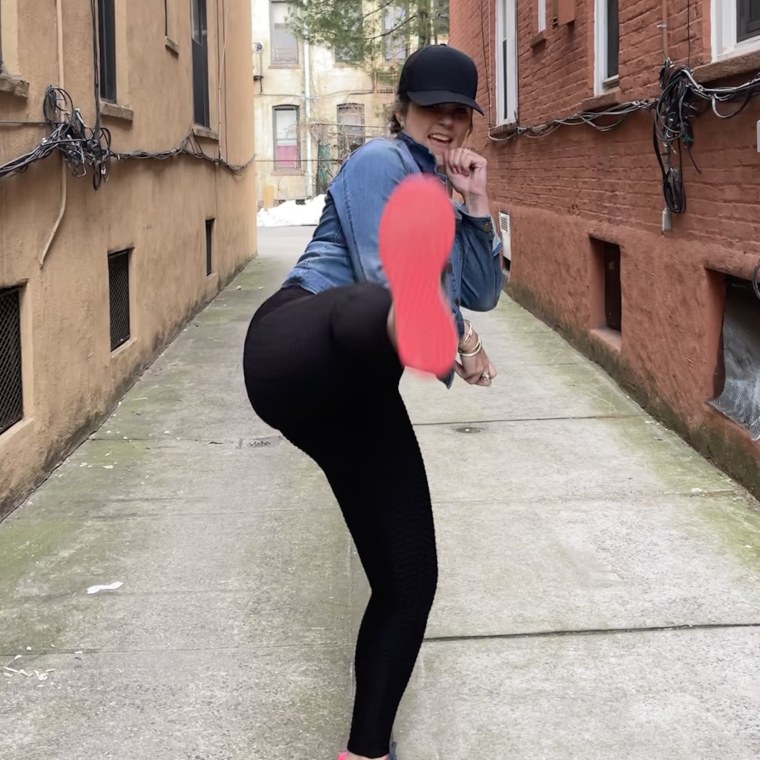 Grey or Black Female Tiktok Leggings Home Yoga Pants Gym Wear