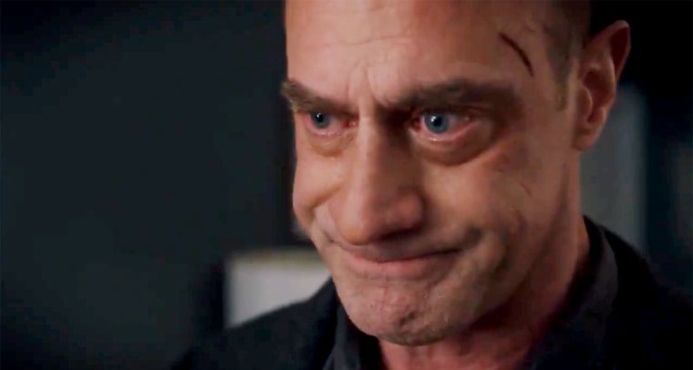 Is this the face of a man (Christopher Meloni, Stabler) in love?