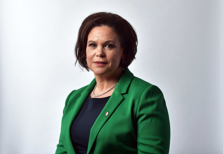 Image: Sinn Fein leader Mary Lou McDonald, seen here in 2018, said that Prince Charles wrote to her last year wishing her well when she was ill with Covid-19.