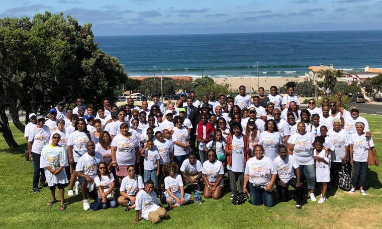 Image: A Bruce family reunion in Bruce's Beach in 2018 