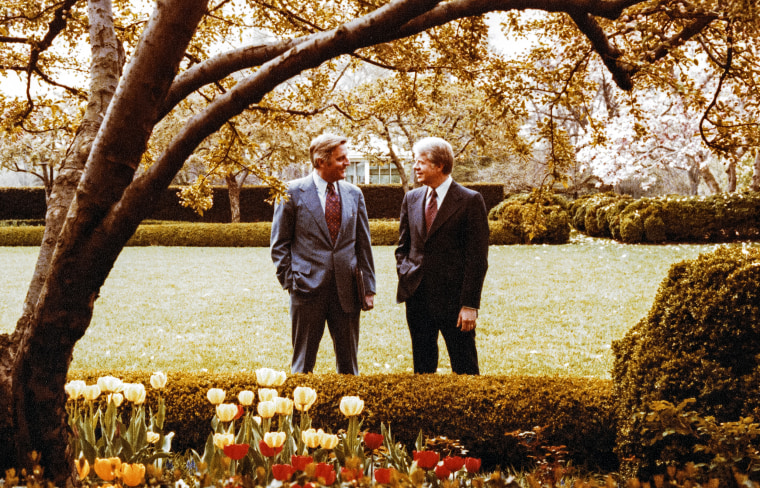 Image: Vice President Walter Mondale and President Jimmy Carter in 1978