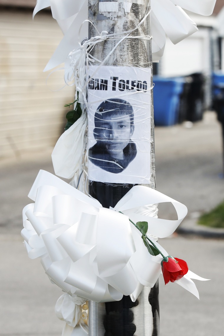 IMAGE: Chicago reacts to video of police shooting that killed Adam Toledo