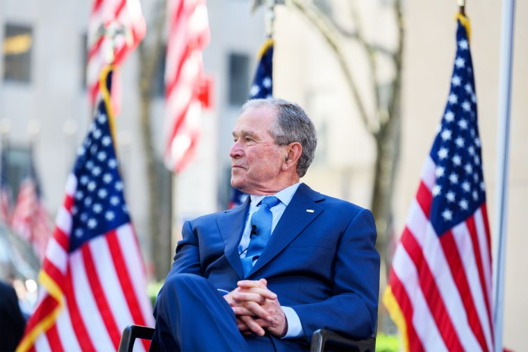 President George W. Bush appears on NBC's \"TODAY\" show on April 20, 2021.