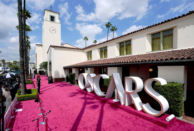 Image: The red carpet at the Oscars