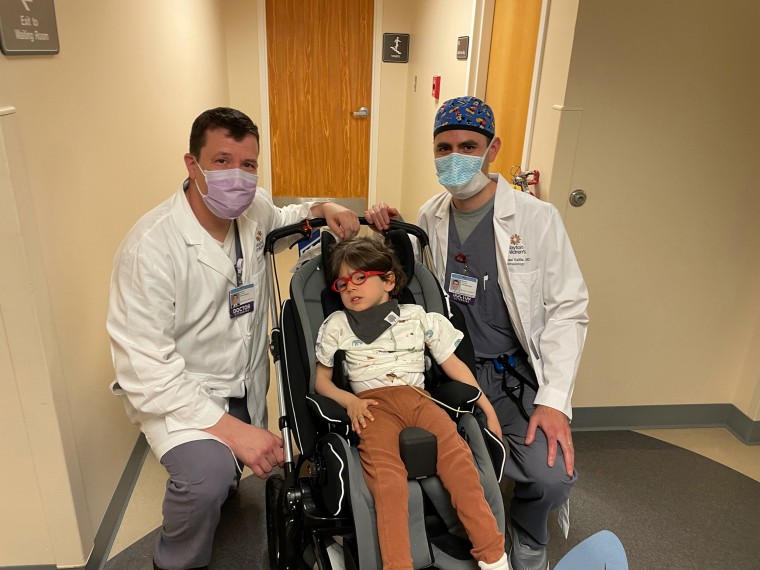 Benny Landsman, 4, became the first patient to receive gene therapy for Canavan disease. If all works well, his body will start producing the missing enzyme causing his neurodegenerative condition. 