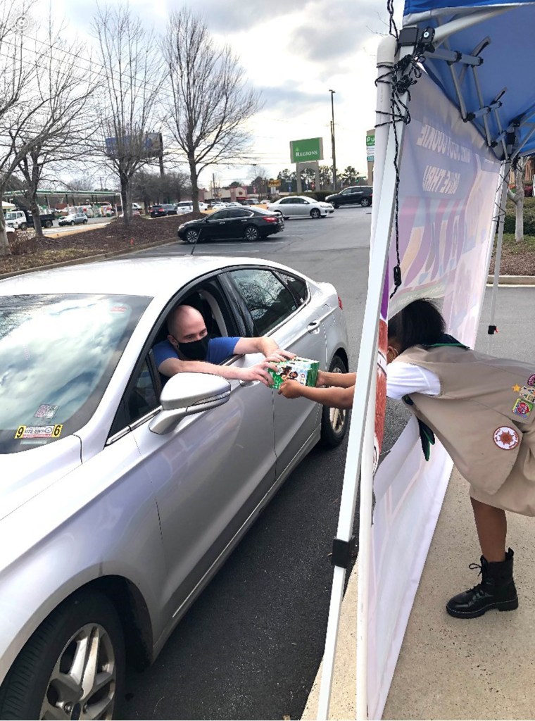 The drive-thru shops were a safe, socially distant way to drum up sales during a unique season where in-person selling was difficult. 