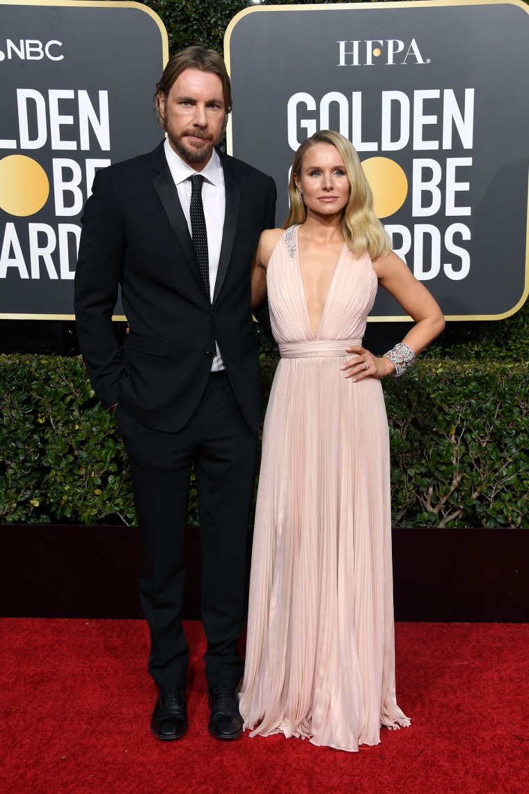 Dax Shepard and Kristen Bell at the 76th Annual Golden Globe Awards