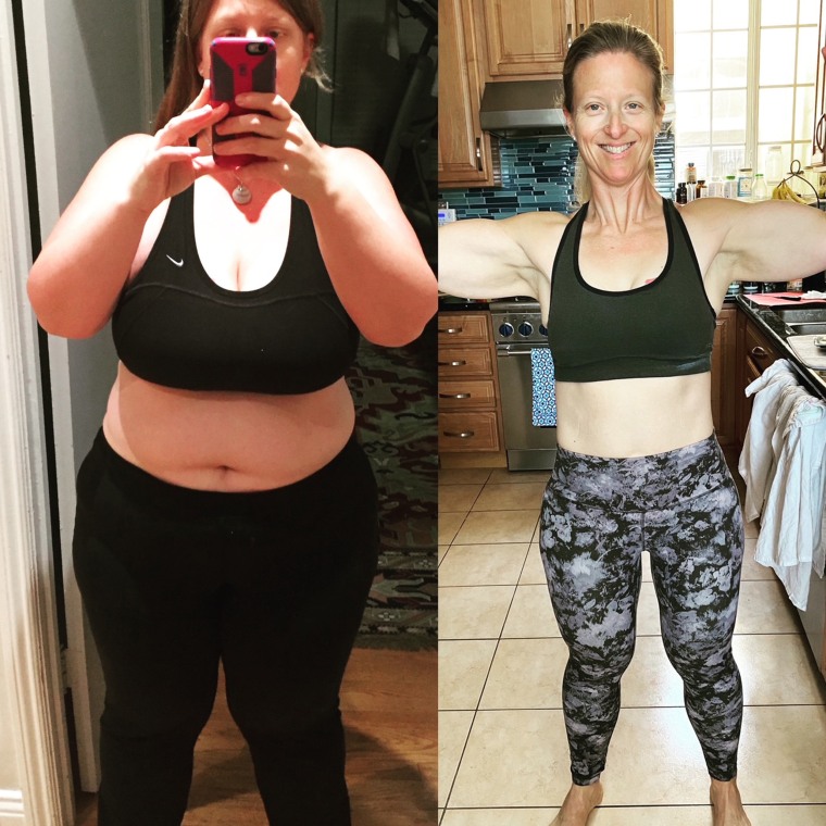 Weight lifting and weight loss Mom starts lifting loses 89 lbs