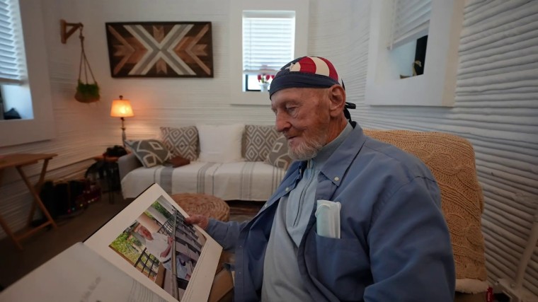 Austin resident Tim Shea is grateful to live in a 3D-printed home.