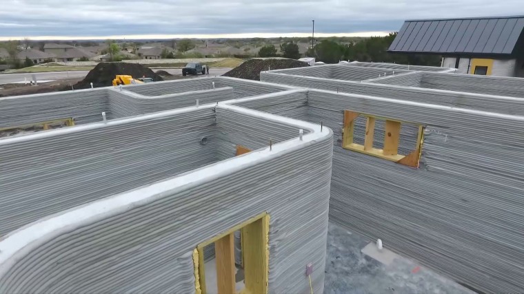 3D-printed homes like the ones created by ICON use a proprietary concrete formula.