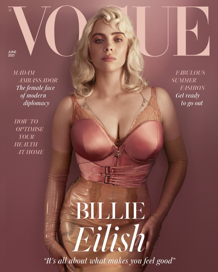 Billie Eilish British Vogue Cover