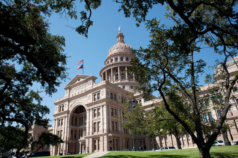 Image: FILE PHOTO: The Texas capitol building, crafted from pink granite in Austin, Texas