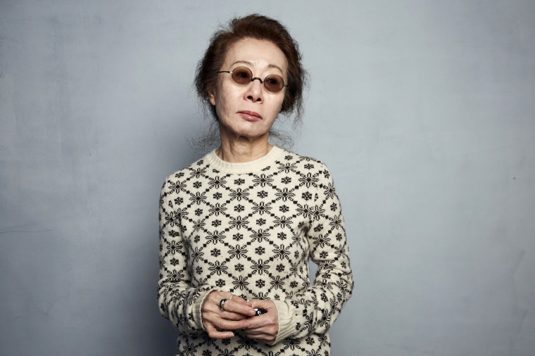 Yuh-Jung Youn poses for a portrait to promote the film \"Minari\" during the Sundance Film Festival on Jan. 27, 2020, in Park City, Utah.