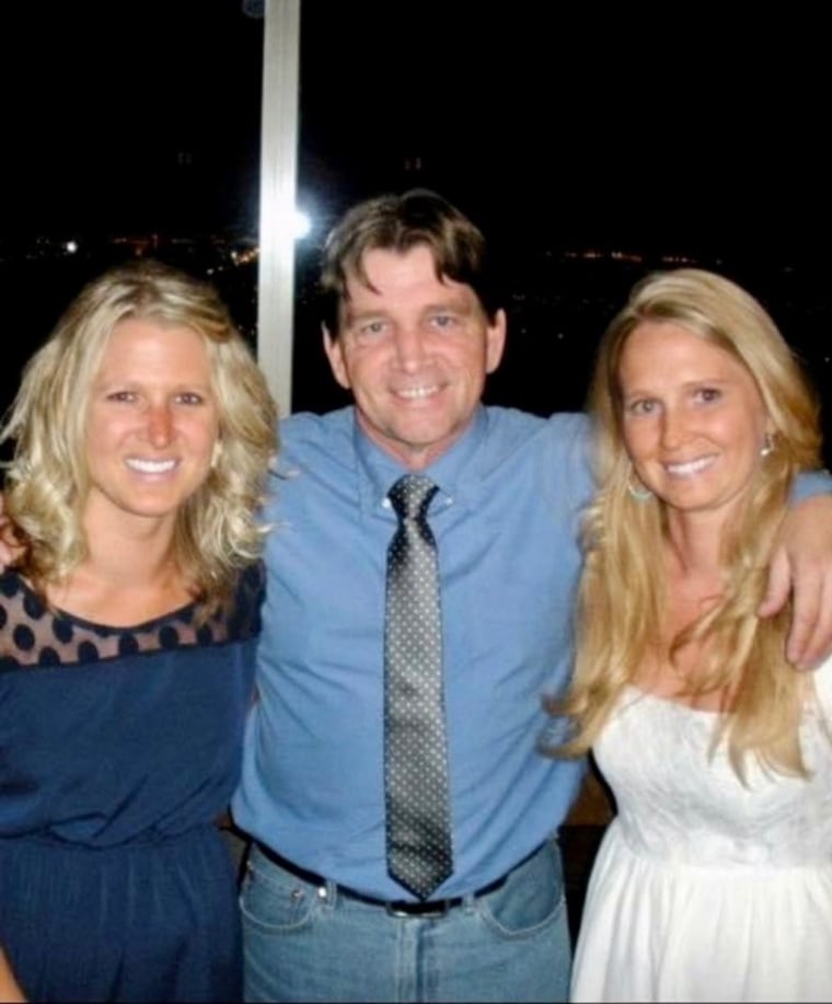 John Schultz and his two daughters.