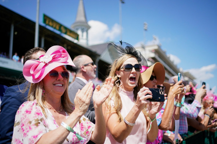 Image: 147th Kentucky Derby preparation at Churchill Downs in Louisville, Kentucky