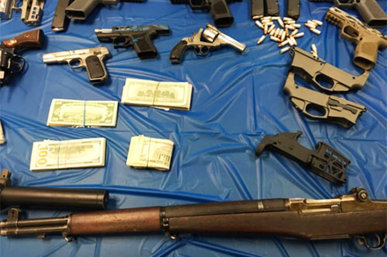 IMAGE: Ghost guns seized in the Pennsylvania raid