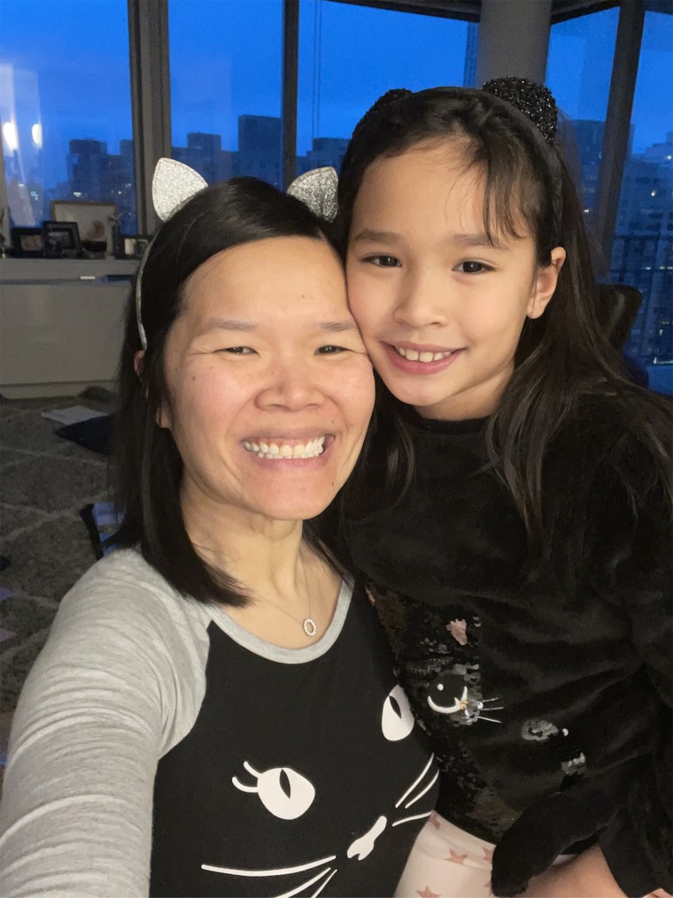 The author, Jamie Nguyen, with her daughter Claire.