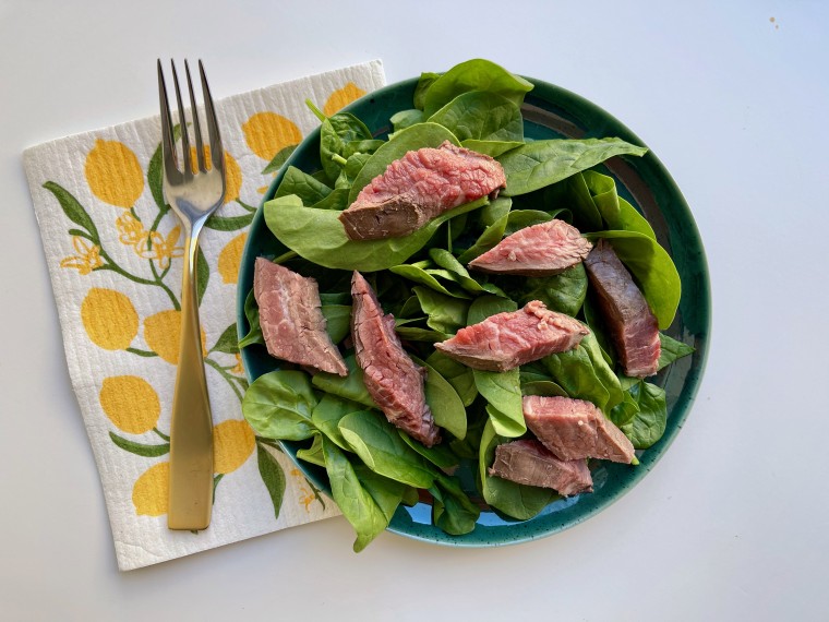 Flank steak stands up well against tangy sauces and dressings, so it works great in salads, for example.