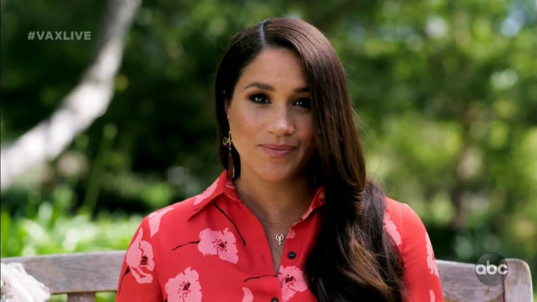 The former Meghan Markle, who is pregnant with a daughter, spoke by video at Vax Life about empowering women.