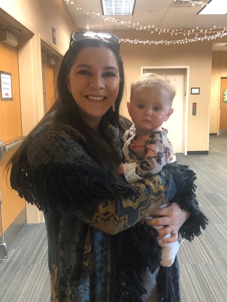 Trista Hamsmith with daughter Reese.