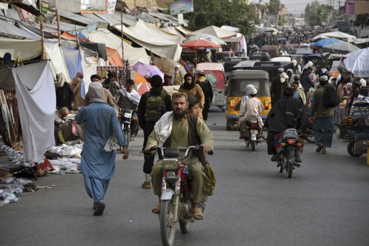 IMAGE: A market area in Kandahar, Afghanistan 