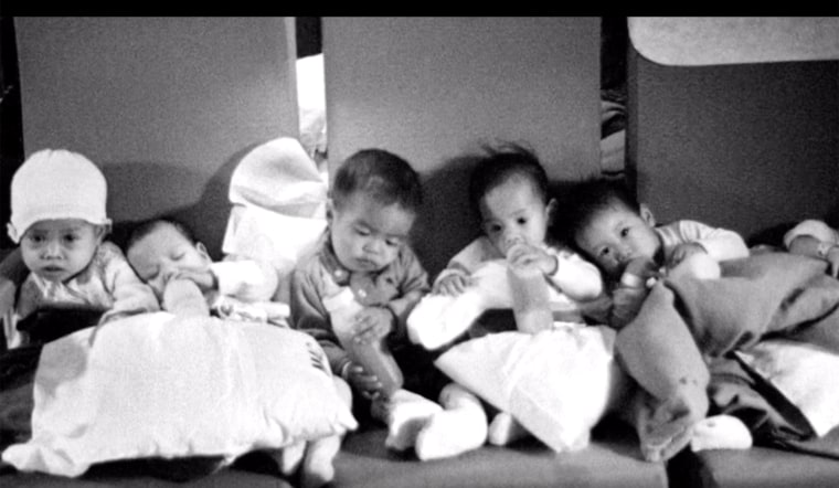 Lt. Regina Aune helped load the babies into the cargo plane on the inaugural flight of Operation Babylift in 1975.