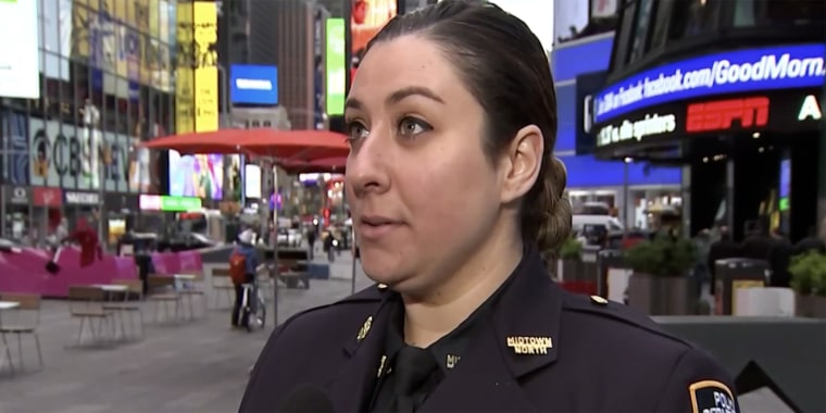 Times Square shooting, NYPD officer Alyssa Vogel