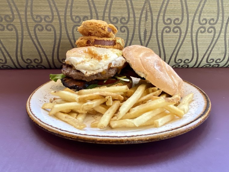 Next time you're visiting Magic Kingdom Park, stop by the Plaza and welcome its newest burger.