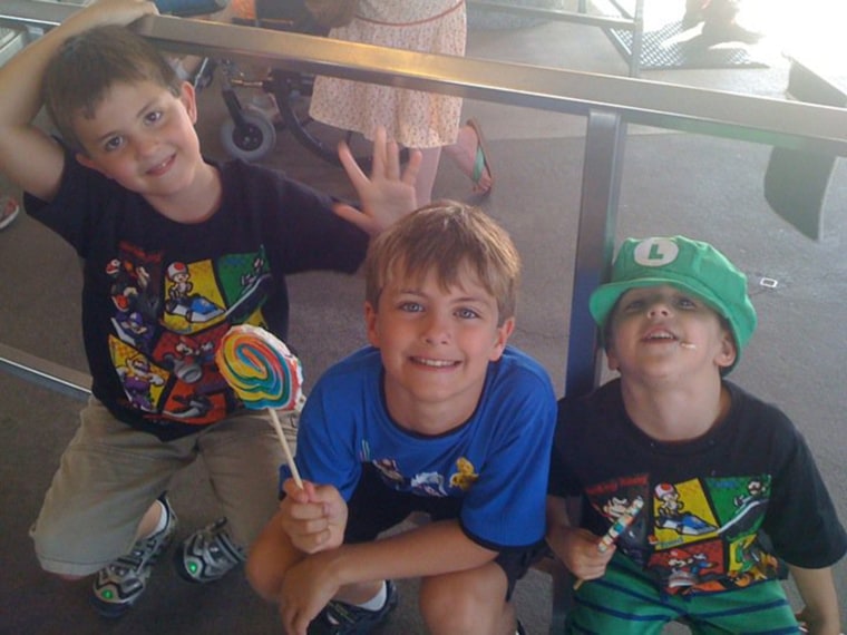 The third boy wore that Luigi hat every single day for a whole year.