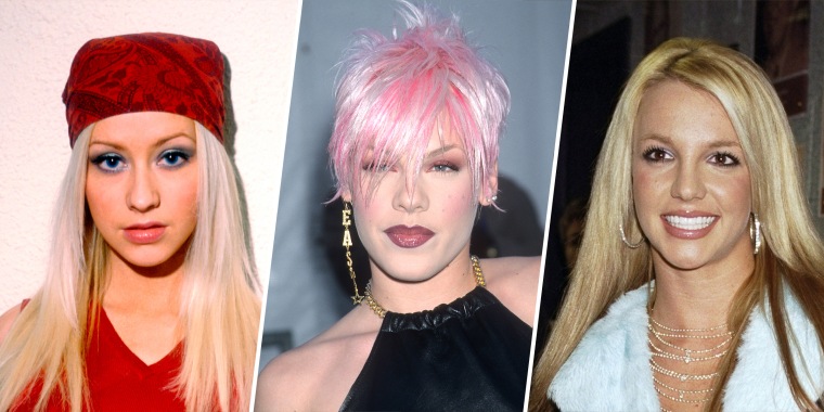 Pink recalls being pitted against Britney Spears and Christina Aguilera early on image