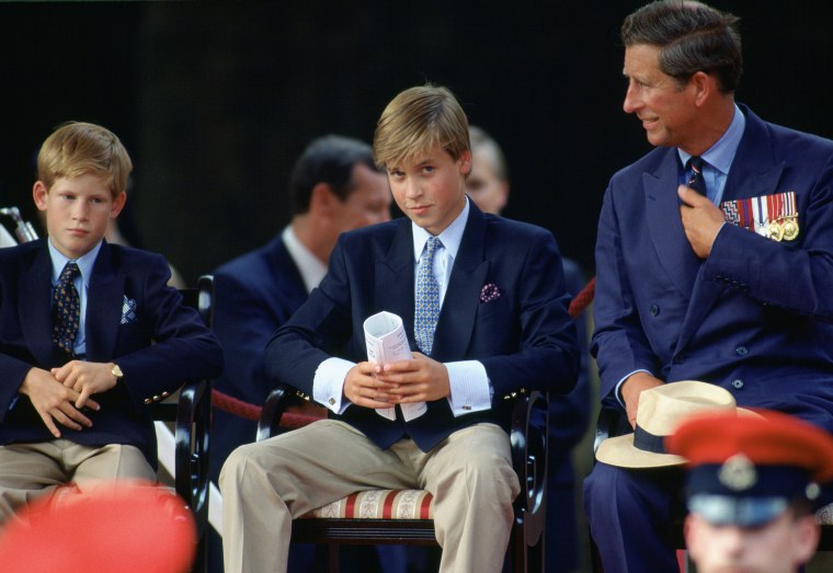 Prince Charles, Prince William, Prince Harry