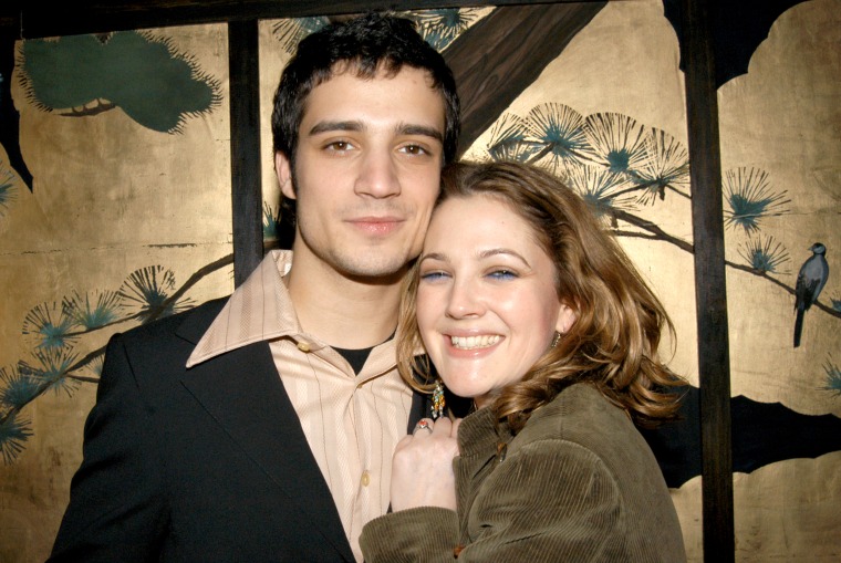 Drew Barrymore with Fabrizio Moretti