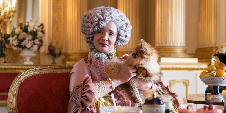 Golda Rosheuvel as Queen Charlotte in Episode 102 of "Bridgerton."
