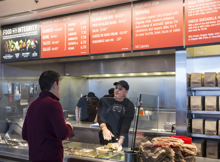 Image: Chipotle Mexican Grill employee