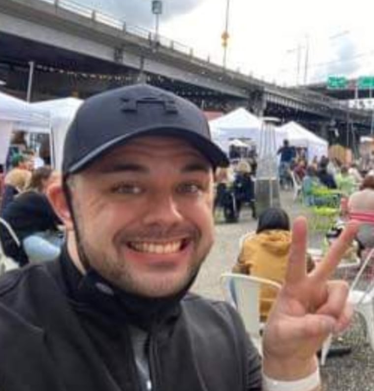 Michael Watts on the day he went missing.
