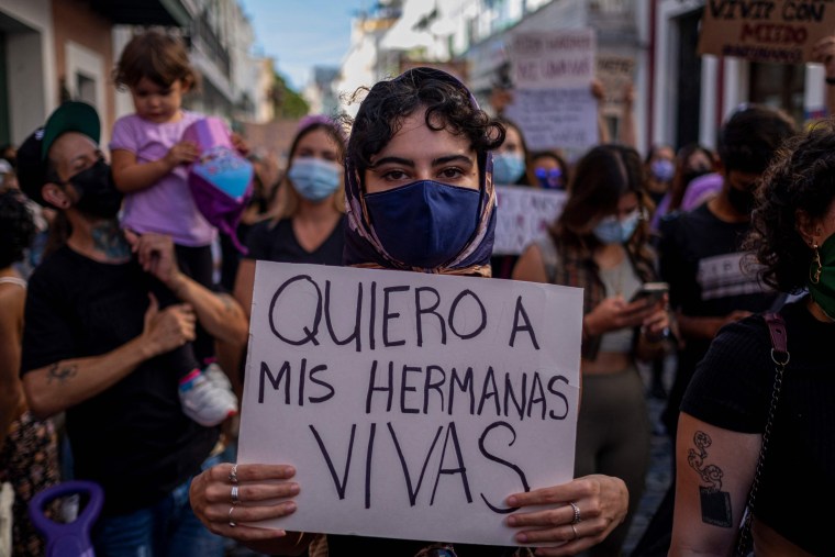 Image: PUERTORICO-DEMONSTRATION-SEXUAL-VIOLENCE