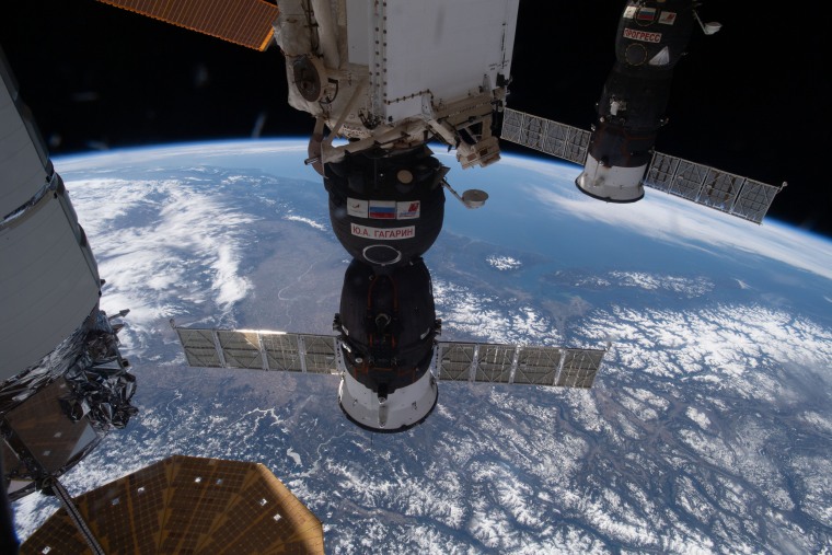 Image: Soyuz MS-18 crew ship